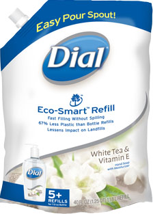 9883_04002272 Image Dial Liquid HAND SOAP WITH SKIN BALANCING MOISTURIZERS, White Tea & Vitamin E, Eco-Smart Refill.jpg
